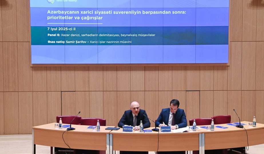 Şərifov Ermənistanla sərhəd və Xəzəri müzakirə etdi
